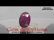 5.52 Ratti Natural New Burma Ruby with Govt. Lab Certificate-(4551)
